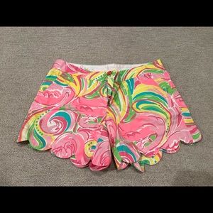 Lilly Pulitzer Buttercup Shorts size 4
